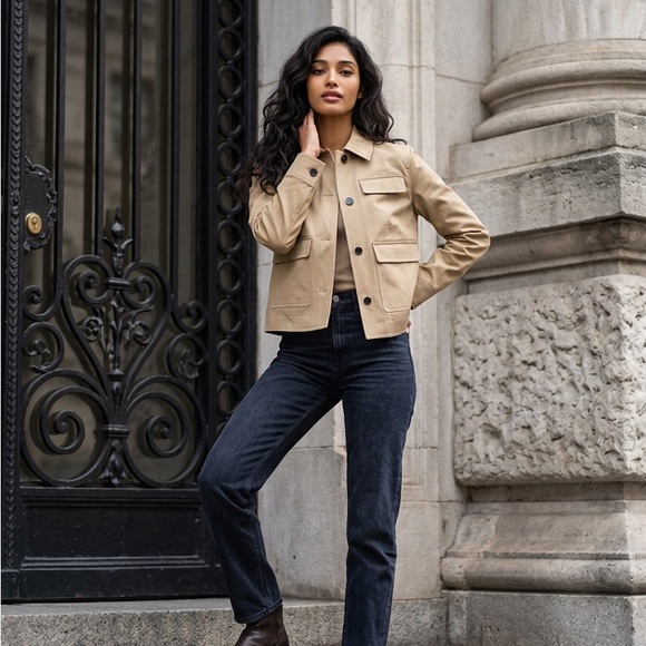 Theory Jackets & Blazers - Theory Classic Tan Women's Jacket Size S